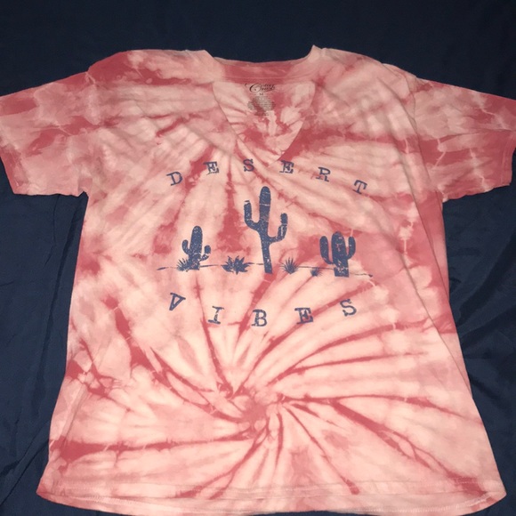 Cutout Tie-Dye Tee - Picture 1 of 4